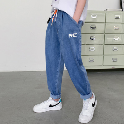 Παιδικό τζιν για αγόρι με κορδόνια