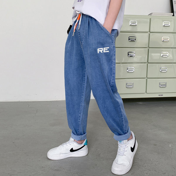 Παιδικό τζιν για αγόρι με κορδόνια