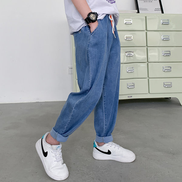 Παιδικό τζιν για αγόρι με κορδόνια