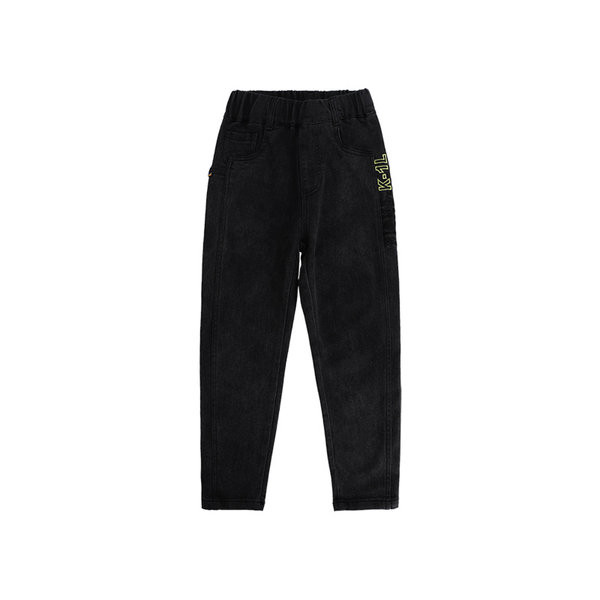 Új modell gyerekfarmer fiúknak logóval és zsebbel