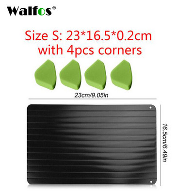 Walfos ātrās atkausēšanas paplāte Atkausēt saldētu pārtiku Gaļas Augļi Ātrās atkausēšanas šķīvja dēļa atkausēšanas virtuves sīkrīka rīks