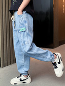 Új modell gyerekfarmer fűzős logóval