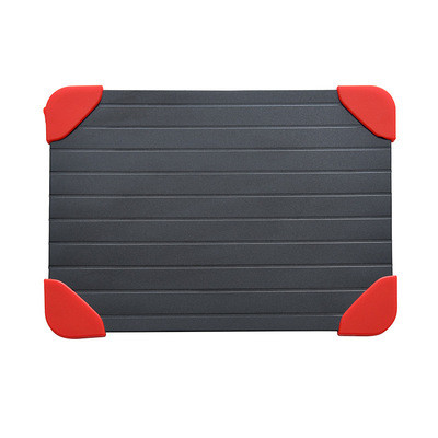 Tavă de dezghețare rapidă cu tavă de silicon anti-alunecare Tavă Dezghețați alimente congelate Carne Fructe Gadget rapid de bucătărie Instrument Placă de dezghețare