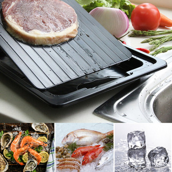 Gadgets κουζίνας Δίσκος γρήγορης απόψυξης Αποσυμπήκωση Σετ φαγητού απόψυξης απόψυξης κρέας Φρούτα ταχείας απόψυξης Δίσκος απόψυξης σανίδας