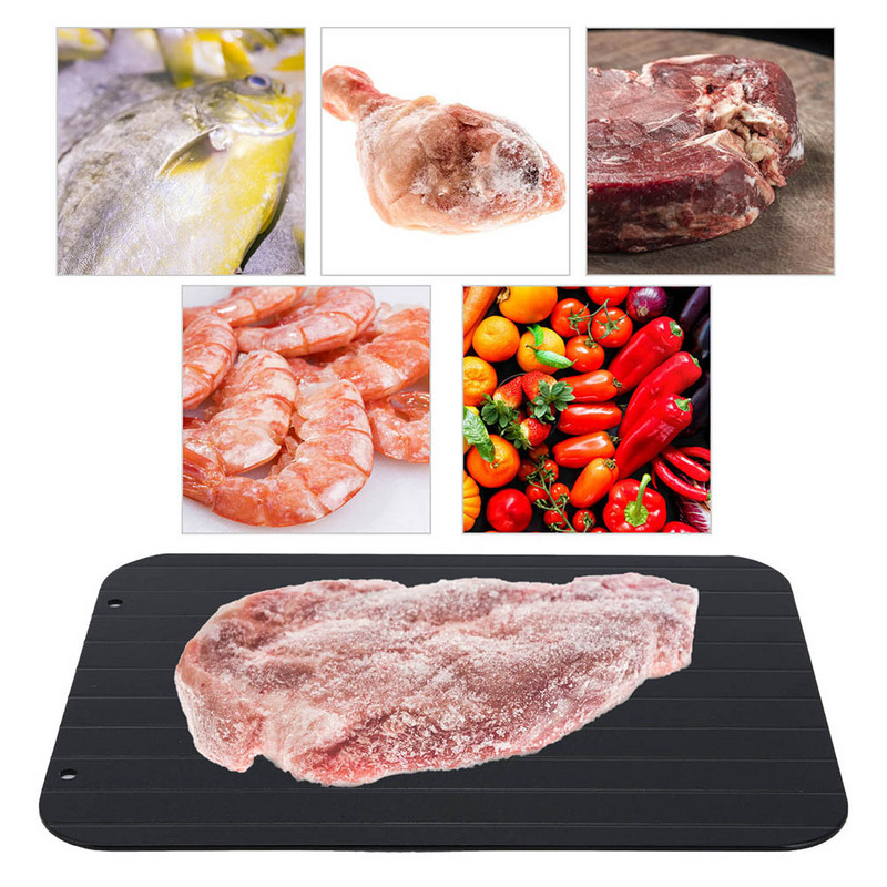 Utilizare în bucătărie Tavă de dezghețare rapidă Dezghețați alimentele carnea fructelor proaspete sănătoase farfurie de dezghețare rapidă dezghețare acasă instrument gadget principal