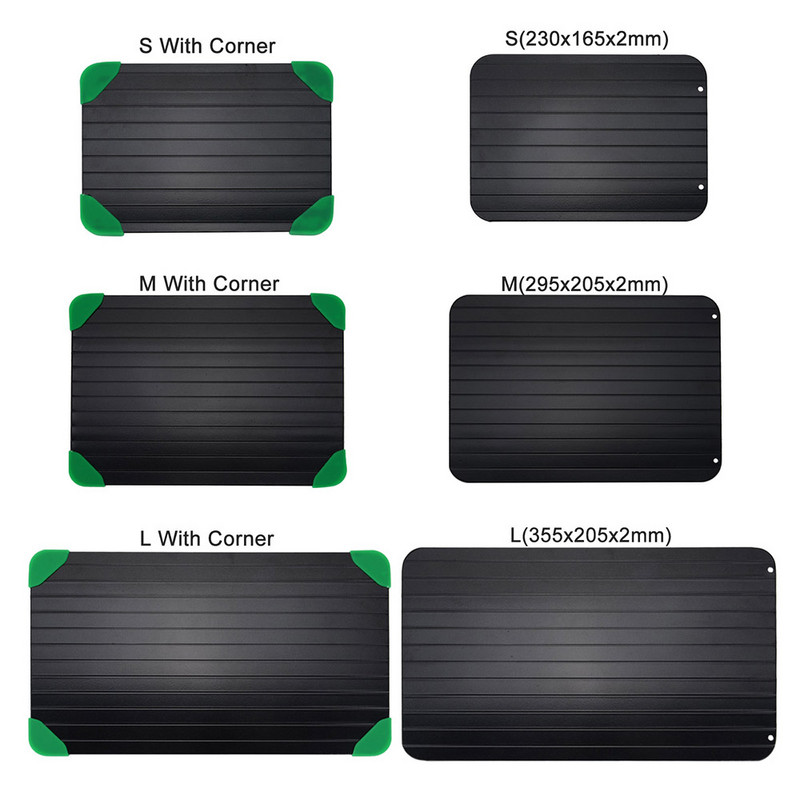 Utilizare în bucătărie Tavă de dezghețare rapidă Dezghețați alimentele carnea fructelor proaspete sănătoase farfurie de dezghețare rapidă dezghețare acasă instrument gadget principal