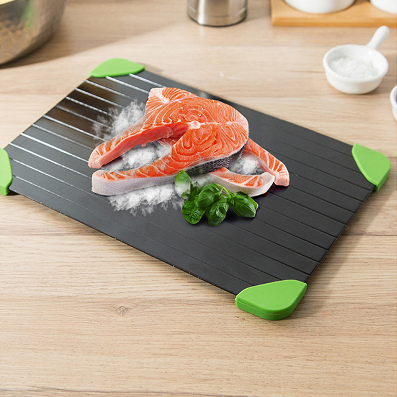 1kom Ladica za brzo odmrzavanje Brzo odmrzavanje Smrznuta hrana Meso Voće Ploča za brzo odmrzavanje Tanjur Ladica za odmrzavanje Master Kitchen Gadgets