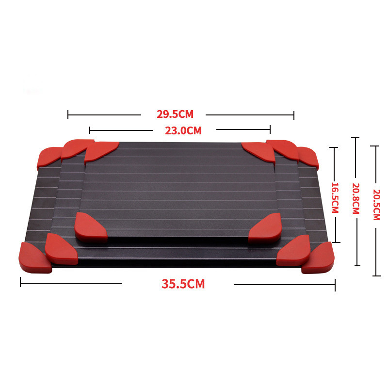 1kom Ladica za brzo odmrzavanje Brzo odmrzavanje Smrznuta hrana Meso Voće Ploča za brzo odmrzavanje Tanjur Ladica za odmrzavanje Master Kitchen Gadgets