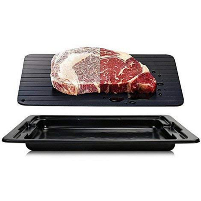 Daugiafunkcis 2 vnt greito atitirpinimo padėklas Patvarus, praktiškas, klasikinis šaldyto maisto mėsa greito atšildymo virtuvės lėkštės lenta