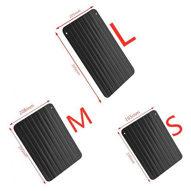 Praktiškas greito atitirpinimo padėklas Atitirpinti šaldytą maistą Mėsa Vaisiai Greitas atitirpinimas Lėkštės atitirpinimas Daugiafunkciniai virtuvės įrankiai