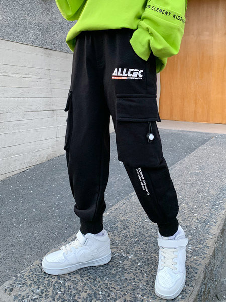 Vaikiškos sportinės kelnės su kišene