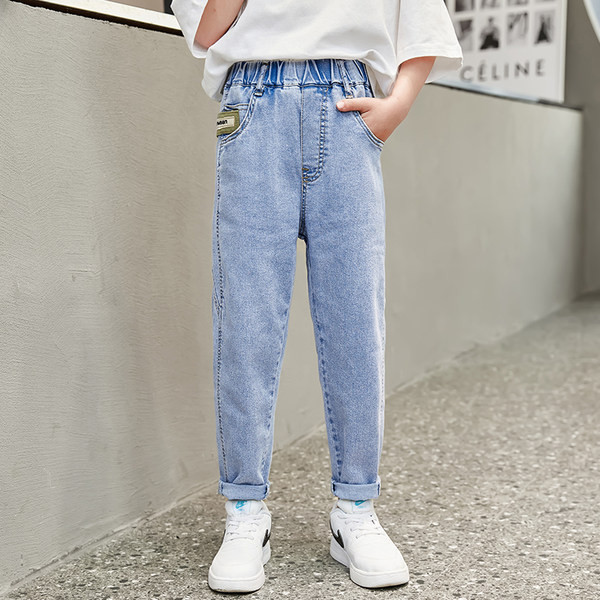 Gyermekfarmer rugalmas övvel és zsebbel