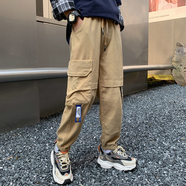 Naujo modelio kelnės berniukams su raišteliais ir kišene tinkančios kasdieniam gyvenimui