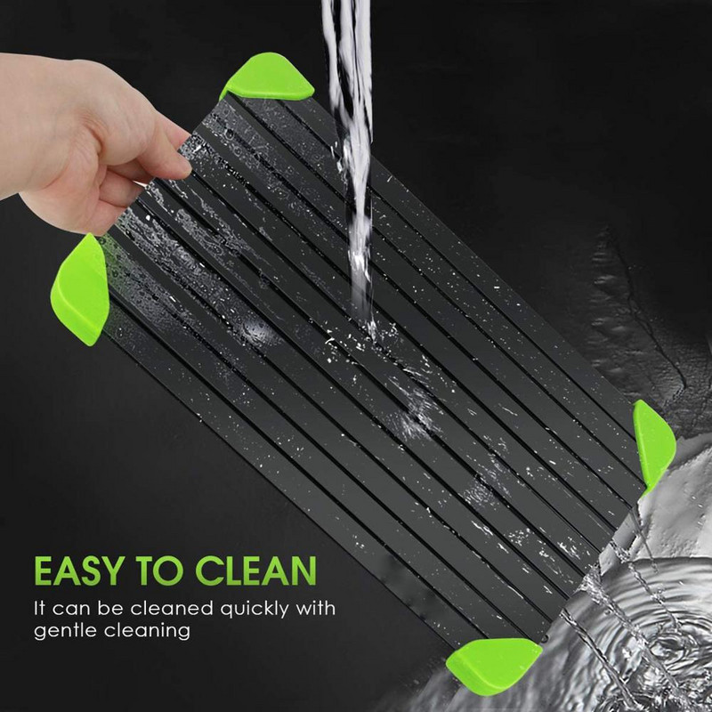 Atitirpinimo padėklas Maisto produktai Greito atšildymo plokštės plokštės Virtuvė Aviacija Aliuminio atitirpinimo kilimėlis Greitas atitirpinimo plokštės plokštės atitirpinimas