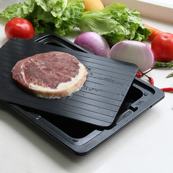 Υψηλής ποιότητας Δίσκος Γρήγορης Απόψυξης Γρήγορη απόψυξη Κατεψυγμένων Τροφίμων Magic Plate Meat Defrost Δίσκος Δίσκος με Κάλυμμα Εργαλεία Κουζίνας