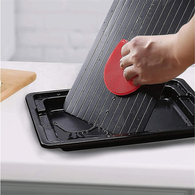 Brzo odmrzavanje Smrznuto meso Riba Morska hrana Posuda za odmrzavanje Brzo odmrzavanje s kutijom za vodu Tanjur za odmrzavanje Daska Kuhinjski alat