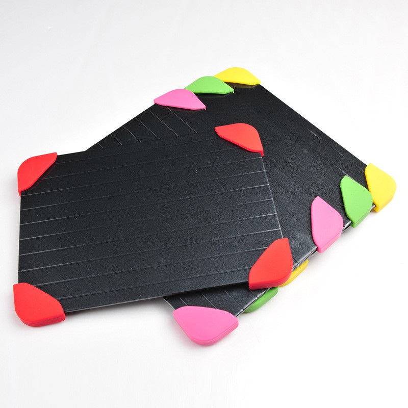 Gyors kiolvasztó tálca planche dekongeláció Kiolvasztás Fagyasztott élelmiszerek Hús Gyümölcs Gyors Kiolvasztó Lemeztábla Kiolvasztó tálca Konyhai eszközök