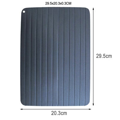 1 vnt Greito atitirpinimo padėklas Greito atšildymo šaldytas maistas Mėsa Vaisiai Greito atitirpinimo lėkštė Plokštės atitirpinimo padėklas Virtuvės atitirpinimo įrankiai