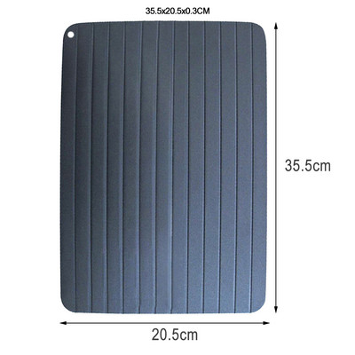 1 vnt Greito atitirpinimo padėklas Greito atšildymo šaldytas maistas Mėsa Vaisiai Greito atitirpinimo lėkštė Plokštės atitirpinimo padėklas Virtuvės atitirpinimo įrankiai