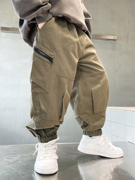 Gyermek farmer széles modell cipzárral