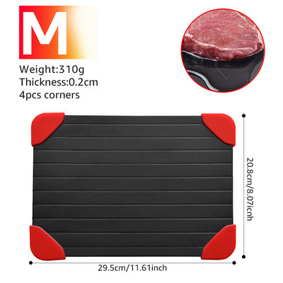 Myvit gyors kiolvasztó tálca kiolvasztás fagyasztott élelmiszer Hús gyümölcs gyors kiolvasztó tányér deszka kiolvasztó tányér Konyhai eszköz eszköz