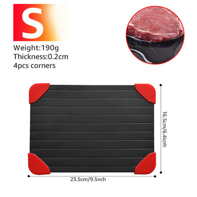 Myvit gyors kiolvasztó tálca kiolvasztás fagyasztott élelmiszer Hús gyümölcs gyors kiolvasztó tányér deszka kiolvasztó tányér Konyhai eszköz eszköz