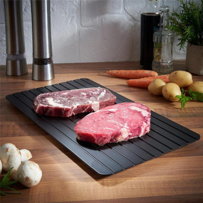 Farfurie pentru decongelare rapida Decongelare rapida Alimente congelate Carne Fructe Farfurie pentru decongelare rapida Farfurie Tava pentru decongelare Gadget de bucatarie Master