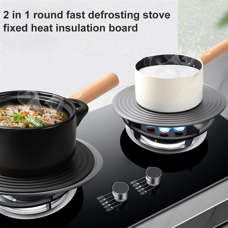 Kiolvasztó tálca Konyhai Fagyasztott Élelmiszer Hús Marha Kerek Kiolvasztólap Alumínium ötvözet lap Kiolvasztó Konyhai Szerszám