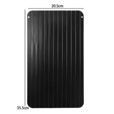 Gyors kiolvasztó tálca Gyors kiolvasztó tányér vágódeszka hornyos kialakítással Gyors kiolvadás Fagyasztott élelmiszer Hús Gyümölcs Konyhai Szerszám