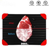 Kiváló minőségű, gyorsan kiolvasztó tálca Vágódeszka Felengedés Élelmiszer Gyümölcs Steak Tengeri Hús Deszka Gyorsan Konyhai eszközök Eszközök