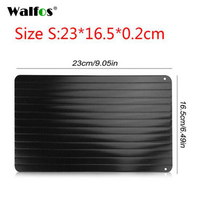 Walfos gyors kiolvasztó tálca Kiolvasztás fagyasztott gyümölcs Élelmiszer Hús Gyors kiolvasztó deszka kiolvasztó tányér Konyhai eszközök Kiegészítők