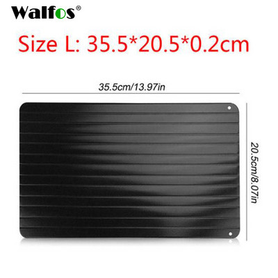 Walfos gyors kiolvasztó tálca Kiolvasztás fagyasztott gyümölcs Élelmiszer Hús Gyors kiolvasztó deszka kiolvasztó tányér Konyhai eszközök Kiegészítők