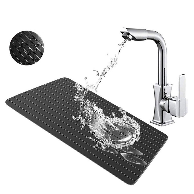 Gyors kiolvasztó tálca Kiolvasztás Fagyasztott élelmiszer Hús Gyümölcs Gyors Kiolvasztó Tányér Deszka Kiolvasztó tálca Kiolvasztó Konyhai Szerszám