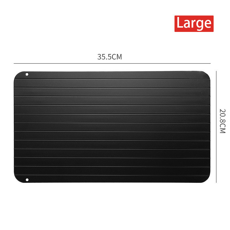 Tavă de dezghețare rapidă din aluminiu, portabilă, pentru dezghețare rapidă.