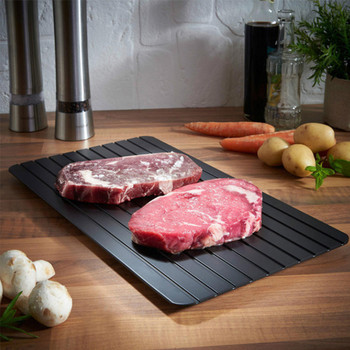 Δίσκος γρήγορης απόψυξης Πλάκα ταχείας απόψυξης Magic Board for Food Meat Fruit Quick Thaw Δίσκος απόψυξης για Εργαλείο Gadget κουζίνας