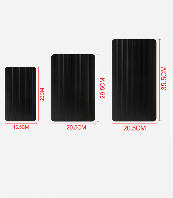 Tavă de dezghețare rapidă Dezghețați alimente congelate Carne Fructe Placă de dezghețare rapidă Placă de dezghețare Instrument de bucătărie