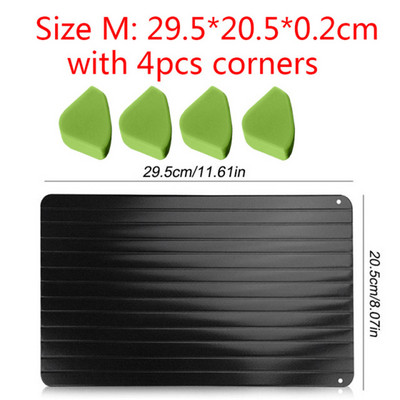 Ladica za brzo odmrzavanje Brzo odmrzavanje Smrznuta hrana Meso Voće Brzo odmrzavanje Tanjur Daska Defrost Tray Thaw Master Kitchen Gadgets