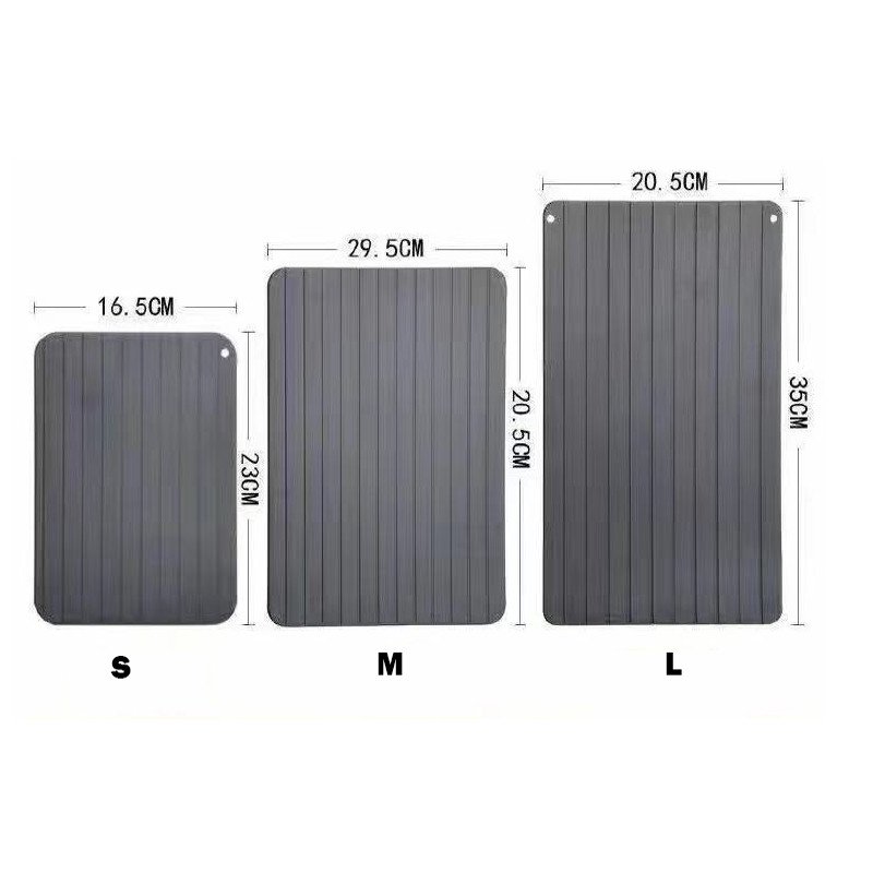 Felolvasztás Mester gyors kiolvasztó tálca Fagyasztott hús kiolvasztás Friss Egészséges Gyors kiolvasztás Lemezlap Étel kütyü Konyhai Otthoni Eszközök