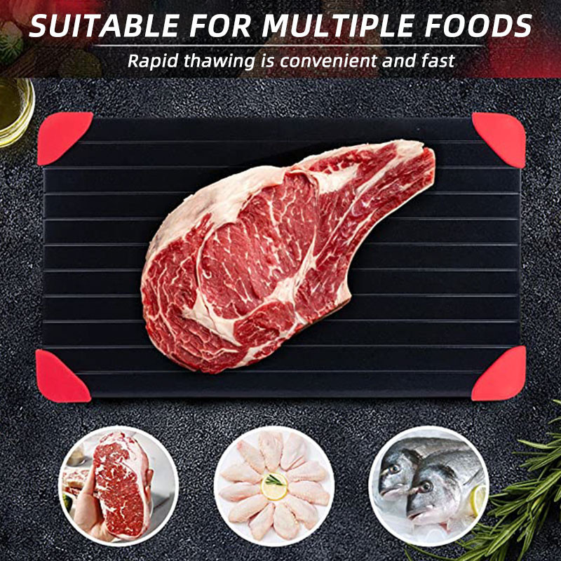 Tavă de dezghețare rapidă Dezghețați alimente congelate Carne fructe Dezghețare rapidă Placă Dezghețare Ustensile de bucătărie Ustensile Decongelare