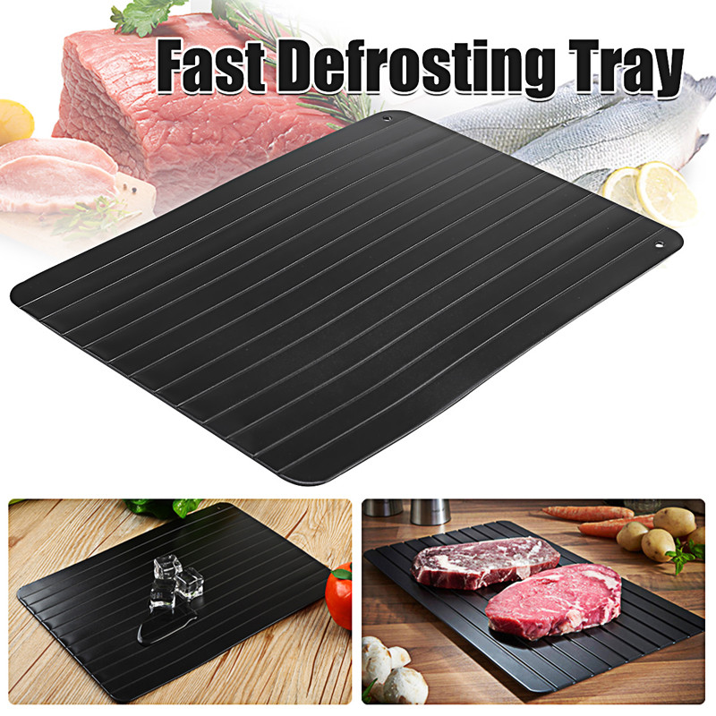 23/29/35 cm ladica za brzo odmrzavanje, odmrzavanje, smrznuta hrana, meso, voće, tanjur za brzo odmrzavanje, ploča za odmrzavanje Kuhinjski alat s bazom