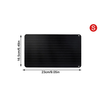 Nordic Fast Kiolvadó Tányér Konyhai Ételek Fagyasztott steak Hús Gyorsan Kiolvasztható Alumínium tányérok Otthoni dekorációs kiegészítők