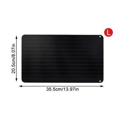 Nordic Fast Kiolvadó Tányér Konyhai Ételek Fagyasztott steak Hús Gyorsan Kiolvasztható Alumínium tányérok Otthoni dekorációs kiegészítők