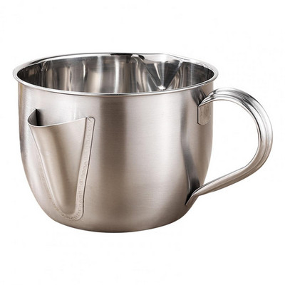 Mėsos aliejaus riebalų separatorius su rankena Daugiafunkcis 304 nerūdijančio plieno dviejų krypčių alyvos filtro dubuo virtuvės įtaisas