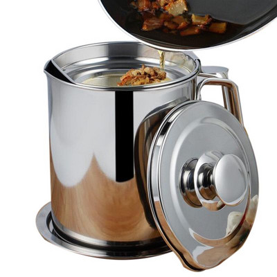 1100 ml Daugiafunkcis 304 nerūdijančio plieno padažas, aliejaus sriuba riebalų separatorius riebalų alyvos filtras koštuvas dubuo Virtuvės maisto gaminimo įrankiai