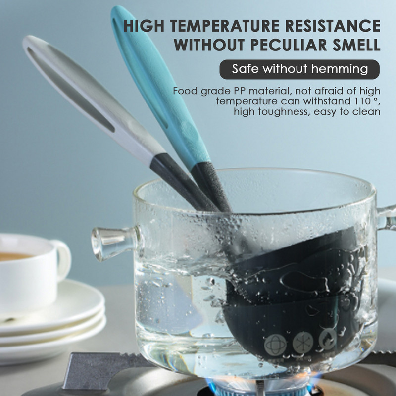 Aliejaus sietelis šaukštas koštuvas šaukštas virtuvės aliejaus separatorius alyvos vandens separatorius riebalų šalinimo įrankis sriuba gėrimų aliejus šaukštas kiaurasamtis