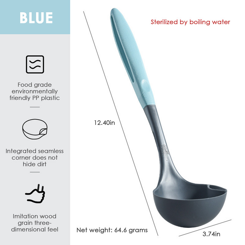 Aliejaus sietelis šaukštas koštuvas šaukštas virtuvės aliejaus separatorius alyvos vandens separatorius riebalų šalinimo įrankis sriuba gėrimų aliejus šaukštas kiaurasamtis