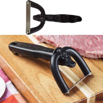 Clean Beef Slicer Ръчен тример за мазнини Универсален нож за месо Сепаратор за мазнини Цедки за барбекю Slicer Кухненски инструмент за готвене