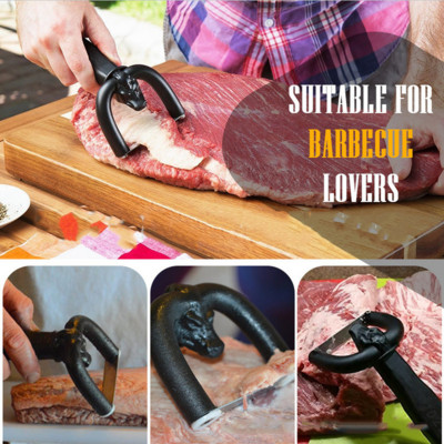 Clean Beef Slicer Handheld Fat Trimmer Universal Meat Cutter Διαχωριστής λίπους για μπάρμπεκιου Slicer Εργαλείο μαγειρέματος κουζίνας