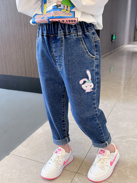 Alkalmi gyerekfarmer hímzéssel lányoknak