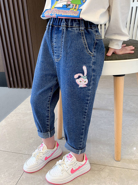 Alkalmi gyerekfarmer hímzéssel lányoknak